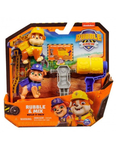 PATRULA CATELUSILOR ECHIPA RUBBLE SET 2 FIGURINE RUBBLE SI MIX