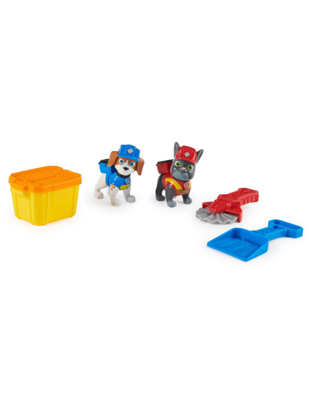 PATRULA CATELUSILOR ECHIPA RUBBLE SET 2 FIGURINE CHARGER SI WHEELER
