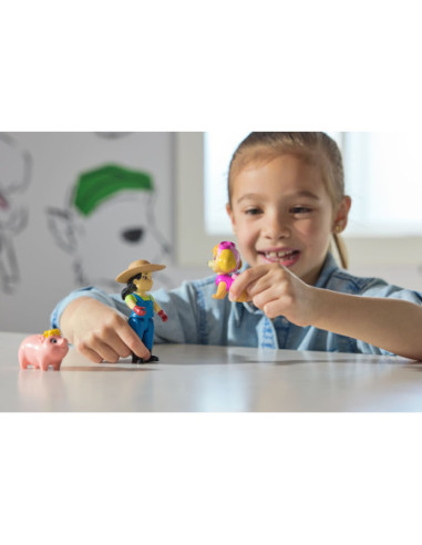 PATRULA CATELUSILOR SET FIGURINE EROI DE SALVARE SKYE SI FARMER YUMI