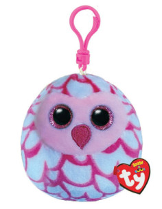 PLUS BRELOC TY 8.5CM SQUISHY BEANIES BUFNITA PINKY ROZ