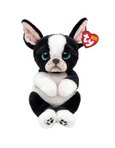 PLUS TY 24CM BEANIE BELLIES CATELUL ALB NEGRU TINK